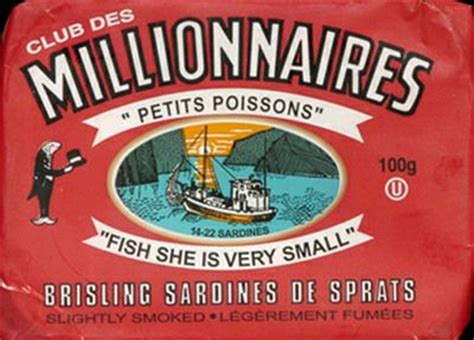 millionaires sardines